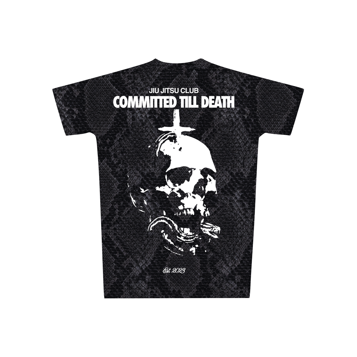 CTD JIU JITSU CLUB SNAKE SKIN RASHGUARD